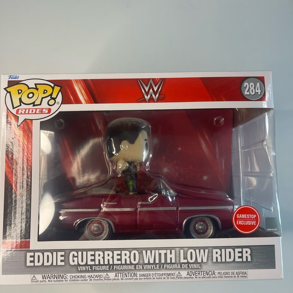 Funko Pop WWE Eddie Guerrero with Red Low Rider // BRAND NEW IN-BOX!!